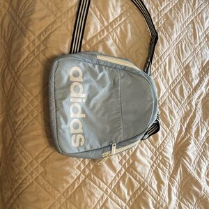 Adidas Light Blue Backpack with Black Straps
